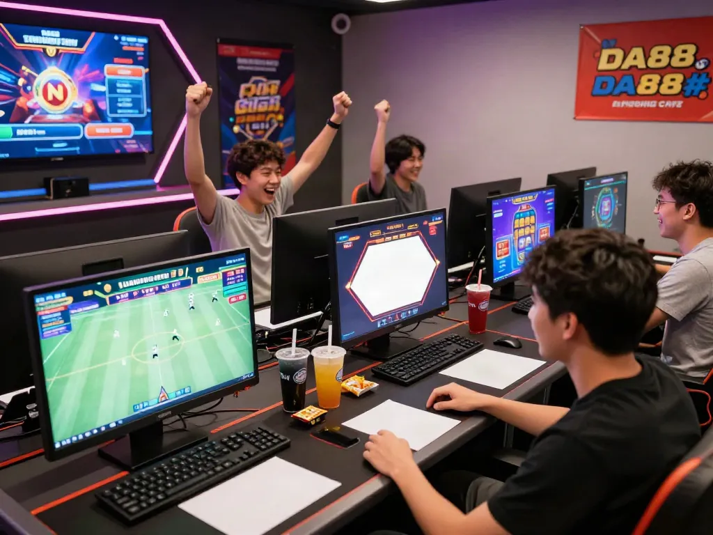 Engaged players enjoying the DA88 online gaming experience with sports and casino games.