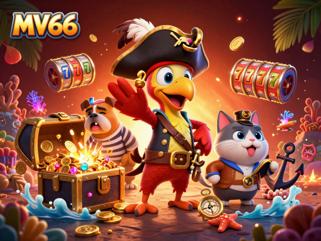 Experience the excitement of winning at MV66 with vibrant slot visuals and engaging characters.