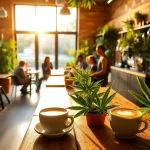Kaffeegenuss im Cannabis Coffee Shop Lloret de Mar mit freundlichen Baristas.