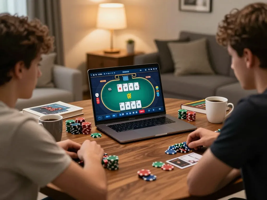 TR88 online poker game in action featuring players strategizing and engaging from the comfort of their home