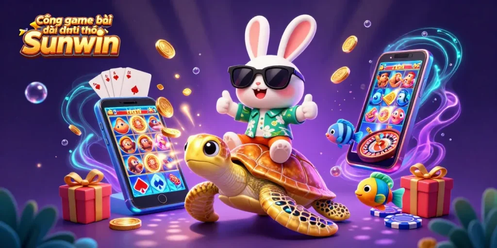 Cổng game bài đổi thưởng Sunwin showcases vibrant gaming elements, enriching the online casino experience for players.